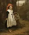 Une petite marchande de violettes, (en) A. E. Mulready (en), 1877