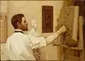 Portrait du sculpteur Augustus Saint-Gaudens (1887).