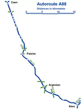 Carte de la route.