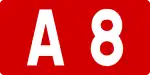 Cartouche de la route