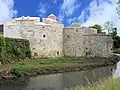 La tour haute et la tour basse des moulins.