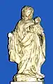 La Vierge au raisin. Sculpture bourguignonne du XVe&nbsp;siècle attribuée à Claus de Werve.