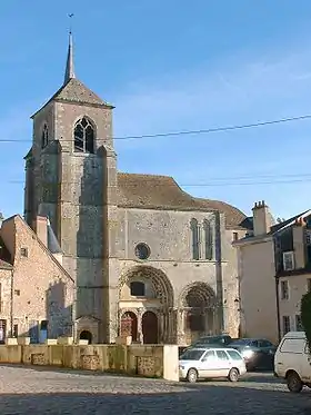 L'église vue depuis le grenier à sel.