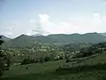 Vue sur les villages de Créchets, Antichan, Ilheu, Samuran et Gembrie.