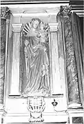 Statue du XVe&nbsp;siècle représentant la Vierge à l'Enfant, église de Carcenac.