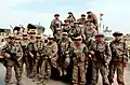 Une partie du détachement monténégrin durant la guerre d'Afghanistan.