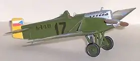 Vue de l'avion.
