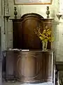 Ancien banc d'œuvre.