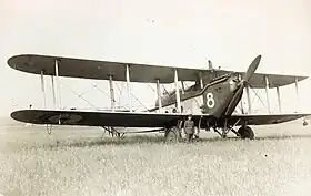 Vue de l'avion.