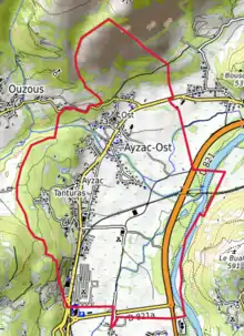Carte topographique