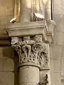 Chapiteau entre 2e et 1re&nbsp;travée, côté sud.