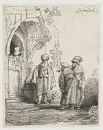 Trois figures orientales(1641, Rijksmuseum Amsterdam).