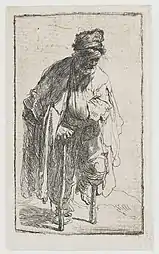 Gueux à la jambe de bois, dit « Capteyn Eenbeen »(ca. 1630, Rijksmuseum Amsterdam).