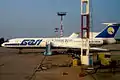 Tupolev Tu-154M de Bashkirian Airlines sur le tarmac.
