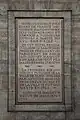 Hôtel d'Angoulême Lamoignon : plaque à l'extérieur de la bibliothèque