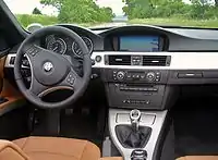 Intérieur de la Série 3 cabriolet