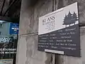 Panneau devant l'office du tourisme de Machecoul pour les 40 ans de jumelage de la commune avec Ühlingen-Birkendorf.