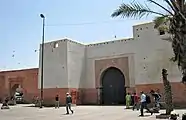 La façade extérieure (ouest) de Bab Doukkala.