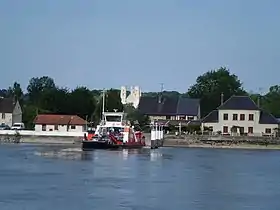 Passage de Jumièges, arrivée du bac n°17.