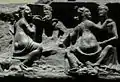 Scène érotique. Pakistan, Gandhara, provenance inconnue. Schiste non daté, 24&nbsp;×&nbsp;52&nbsp;×&nbsp;10&nbsp;cm. Lahore Museum