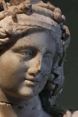 Bacchus adolescentSculpture romaine du IIe sièclefouilles de la villa ChiraganMusée Saint-Raymond, Toulouse