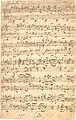 partition manuscrite