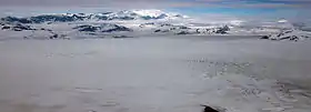 Vue de la calotte glaciaire Bagley.