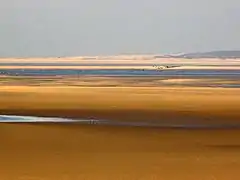 La baie de Somme, au nord-ouest.