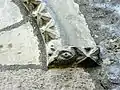 Décoration des fenêtres au nord du chœur.