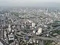 Quartier de Din Daeng vue du Baiyoke Sky Hotel
