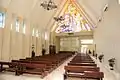 Intérieur de l’église de  l’Immaculée Conception.