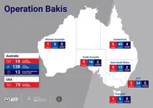 Cartographie de l'opération Bakis
