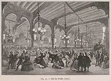 Le Prado d'hiver en 1855