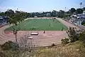 Le Balboa Stadium (en), le premier stade de la ville.