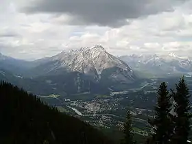 Cascade Mountain vue depuis mont Sulphur