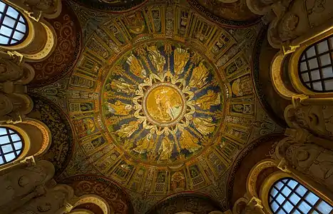 Mosaïque de la coupole.
