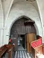 Arcade vers la sacristie.