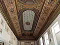 Plafond peint de la salle d'Oudna.