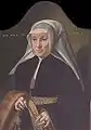 Portrait d'une femme portant un pomander (v. 1538) Bartholomäus Bruyn l’Ancien