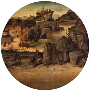 Paysage avec châteauxfin XVe, Tokyo.