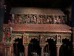 Cénotaphe des Saints Vicente, Sabina et Cristeta dans la Basilique de San Vicente de Ávila.