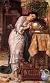 Isabella and the Pot of Basil (en) par William Holman Hunt, 1868.