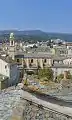 L'église vue des toits de Bastia