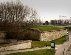 Le bastion no&nbsp;1 vu depuis le pont National.