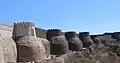 Bastions vus de l'extérieur du fort.