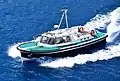 Bateau pilote au port de Bastia.