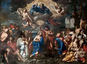 Le Baptême de Jésus-Christ, Elisabetta Sirani.