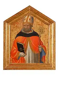 Sant'Agostino vescovo (1415), Collezione Altomani, Pesaro.