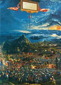 La Bataille d'Alexandre, vers 1528-1529, Alte Pinakothek, Munich.