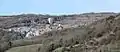 Vue de la carrière de Batts Combe depuis la tour d'observation surplombant les gorges de Cheddar.